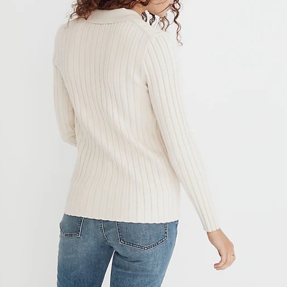 ☆ SOLD ☆ Madewell Polo Cardigan Size Medium - Picture 3 of 9